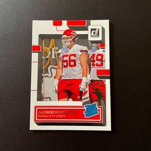 George Karlaftis: Kansas City Chiefs, Defensive End 2022 Panini Rated Rookie